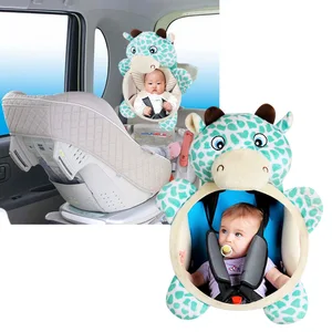 In-Stock Plastic Baby Toy Car Rear-View Mirror Car Hanging Baby Seat Observation Mirror Baby Ha Ha Mirror for Car Installation
