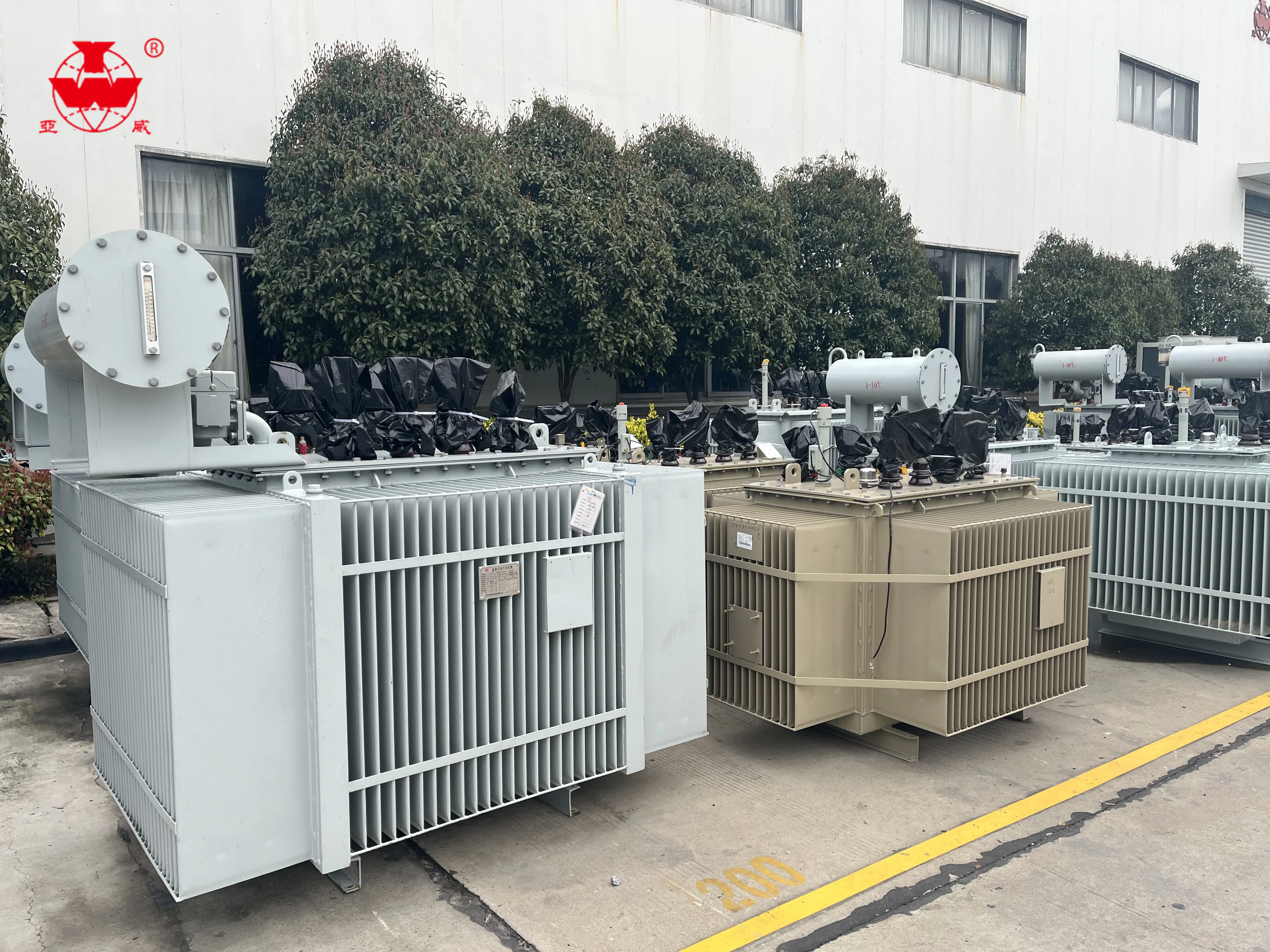 YAWEI Electrical Distribution transformers 3 Phase 10 KV/13.8kV to 0.4 KV Power Electrical Oil Immersed Transformer 500 Kva