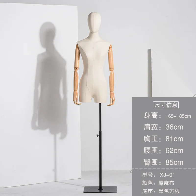 Oem Supplier Fullbody Cloth Wrapped Model Props Activity Hand Women