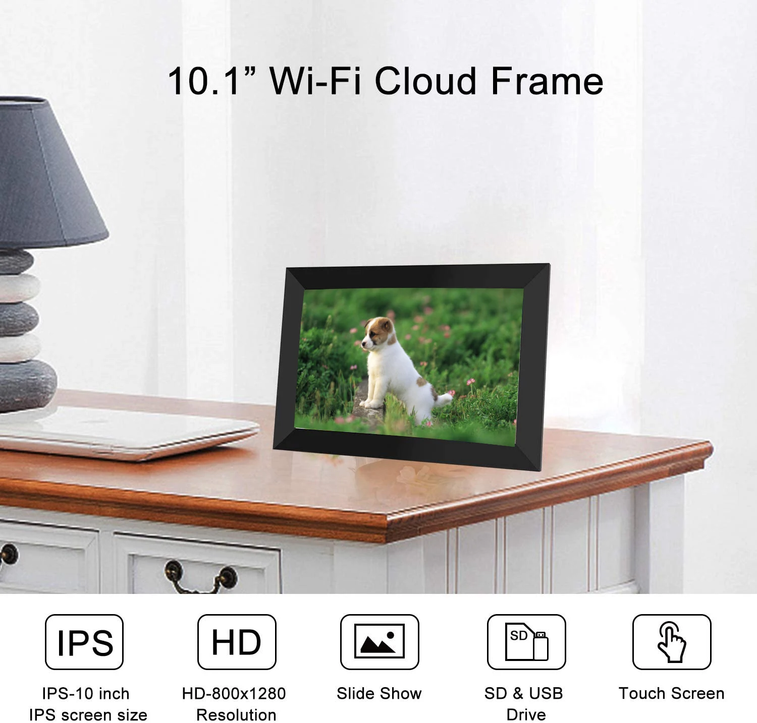 Digital Picture Frame Email Photos From Anywhere Touch Screen Digital