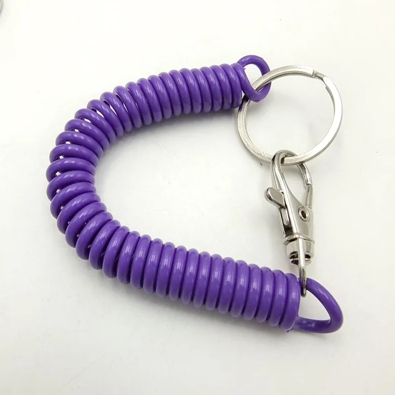 Edc Gear, Anello Con Chiusura a Moschettone, Portachiavi in Titanio