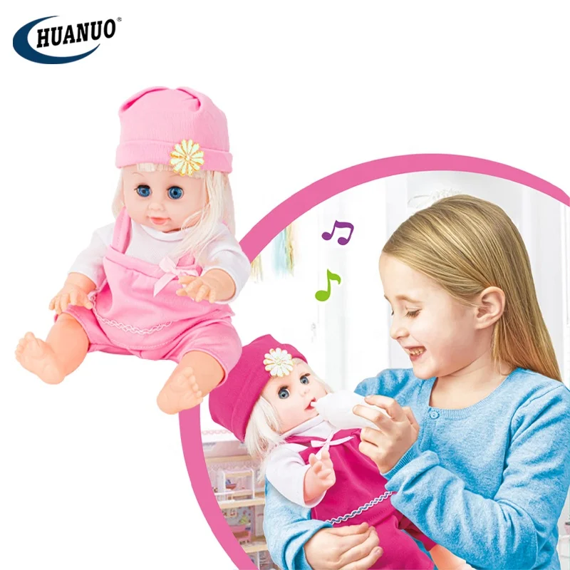 Poussette De Jeu Rose Léger Pour Enfants – Ensemble Simulation Bébé Avec Poussette, Balançoire Et Chaise Haute | Jeu D'imagination Pour Filles Et Garçons - 3
