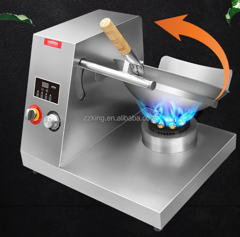 Fast Food Restaurant Gas Automatic Fried Rice Wok Intelligent Stir Fry