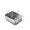 Small size without lid-10.5*13.5*5.5CM-silvery