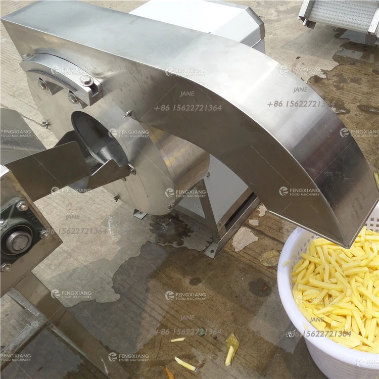 Multifunctional industrial french fries potato chips cutting machine