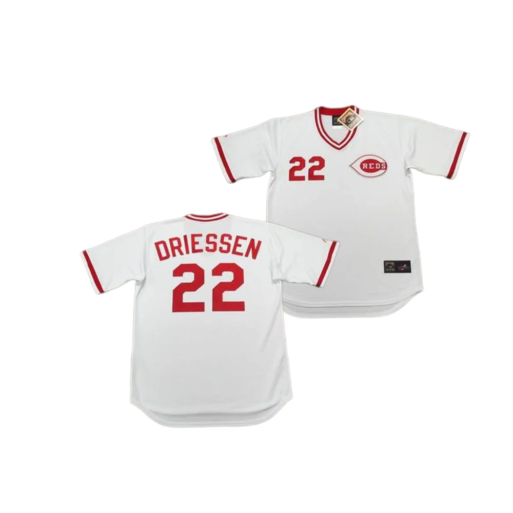 Wholesale Men's Cincinnati 20 Cesar Geronimo 21 Deion Sanders 23 May 24  Tony Perez 19 Joey Throwback Baseball Jersey Stitched S- From m.