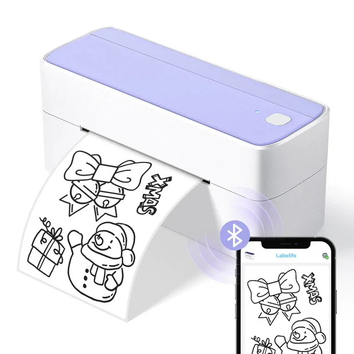 Desktop Phomemo Fast Printing USB 4inch Shipping Waybill Label Printer 104mm Thermal Barcode Label Printer for Dropshipping