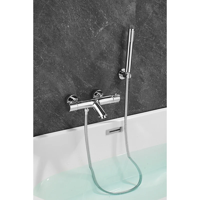 New Bathtub Shower Set Bathroom Faucet Brush Shower Faucet Constant Temperature Bathtub Shower Faucet