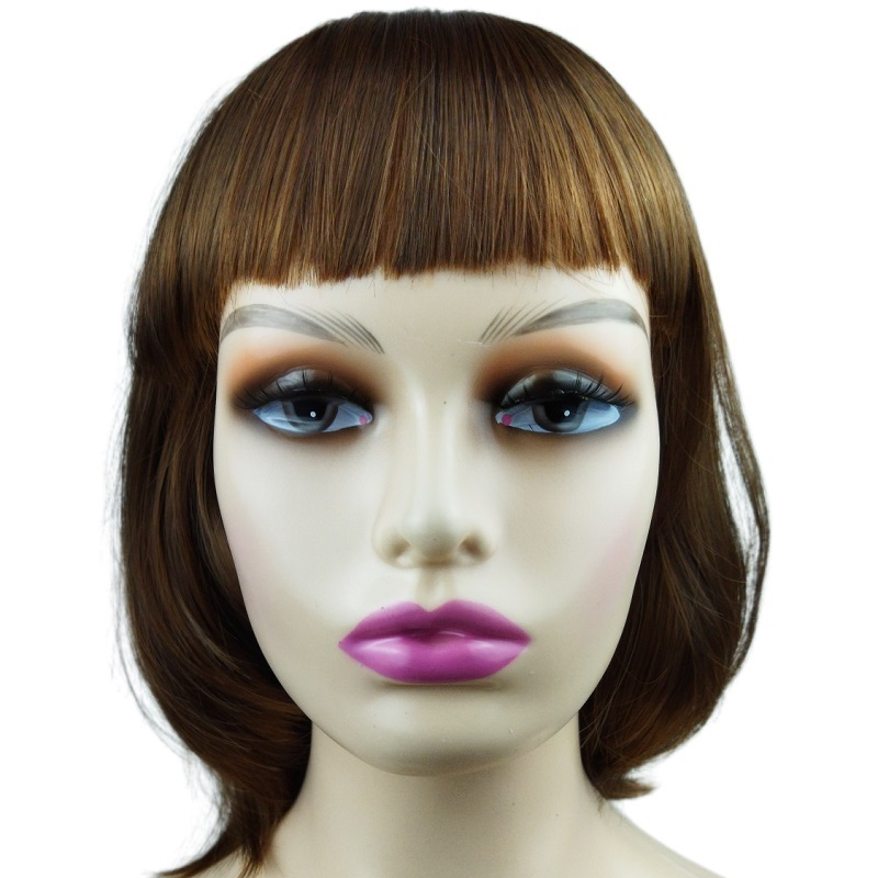 Оптовая продажа новый цвет высококачественные синтетические парики комфортные челки прямые