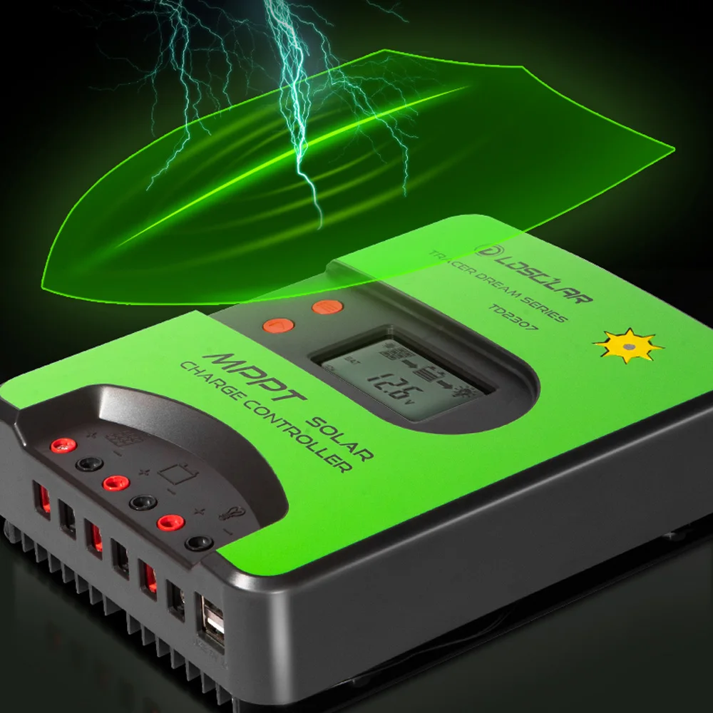 High Quality MPPT Controller 12/24V 15A Solar Battery Charge Controller