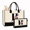 Black letter flower h