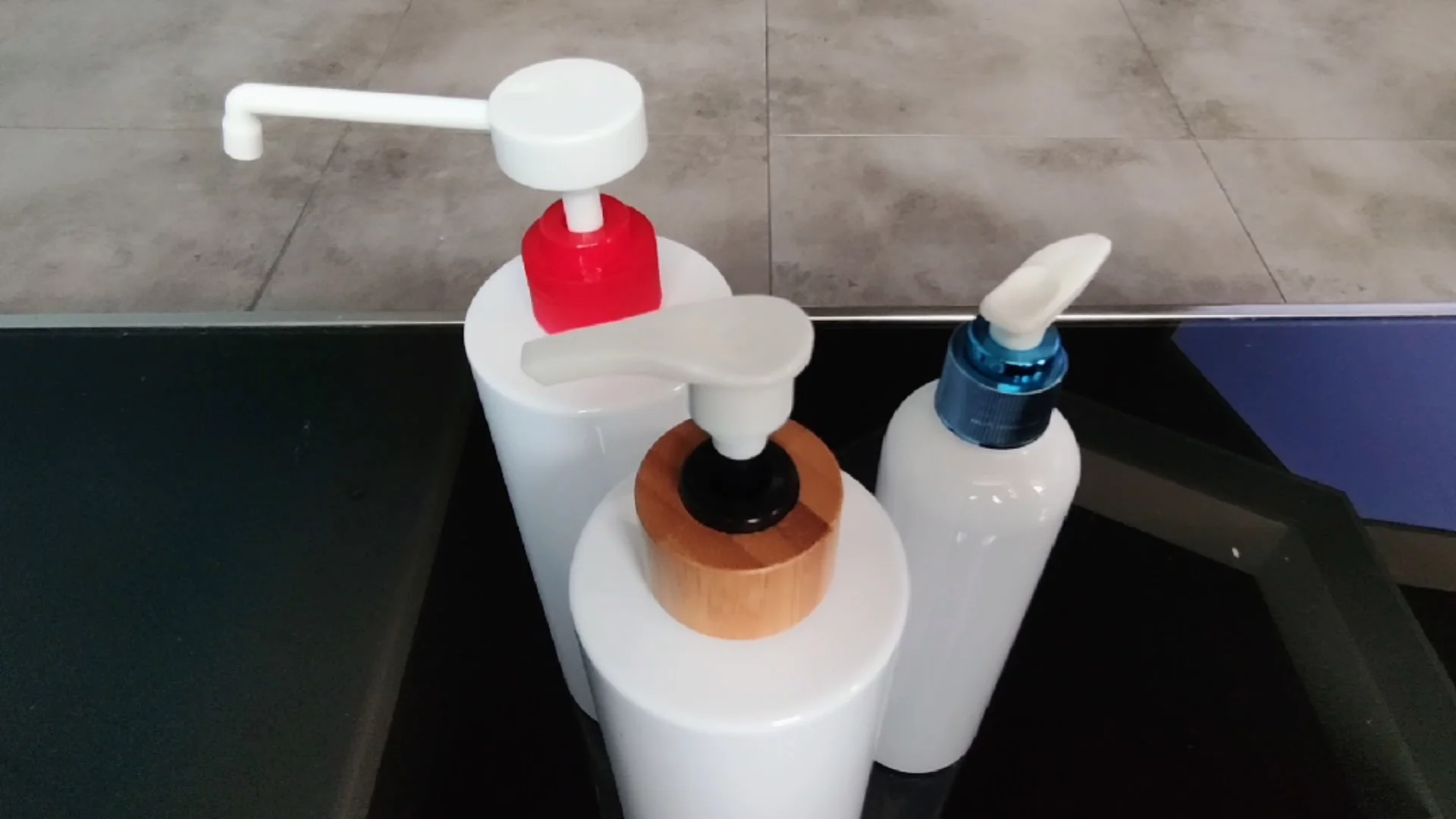 Customized Recycle Plastic Shampoo Bottle For Water Or Liquid 50ml