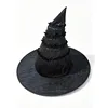 Cappello Nero Lucido con Effetto Stropicciato
