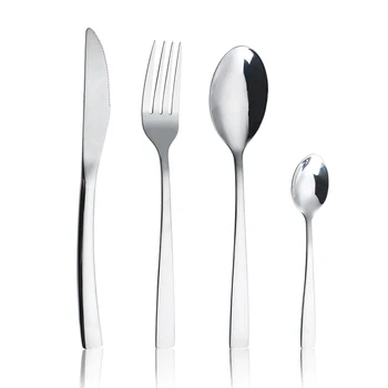 Jieyang Factory OEM hotel flatware restaurant silverware stainless Steel cutlery set