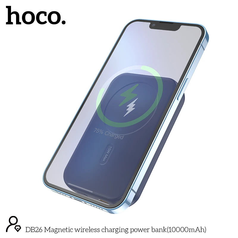 Hoco OEM DB26 10000mAh Portable Quick Charging Magnetic Wireless Charging Power Bank