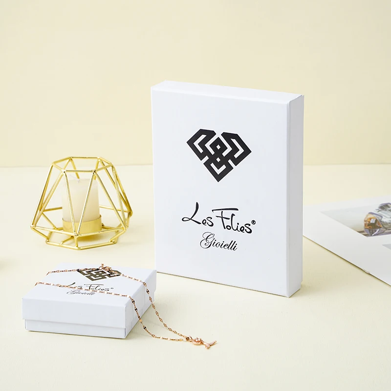 Jewelry Package Set Embossed Logo Printed Luxury Velvet Pouch Light White Lid Base Customized Shopping Cardboard Gift Box manufacture