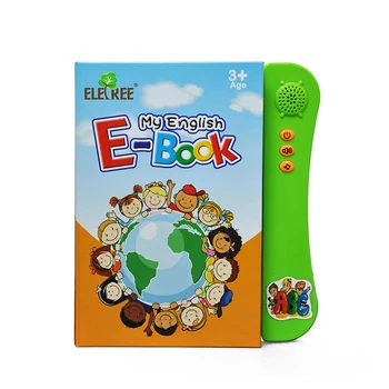 3D hard cover publishing book printing service children English colorful story interactive 10 button sound board usborne book