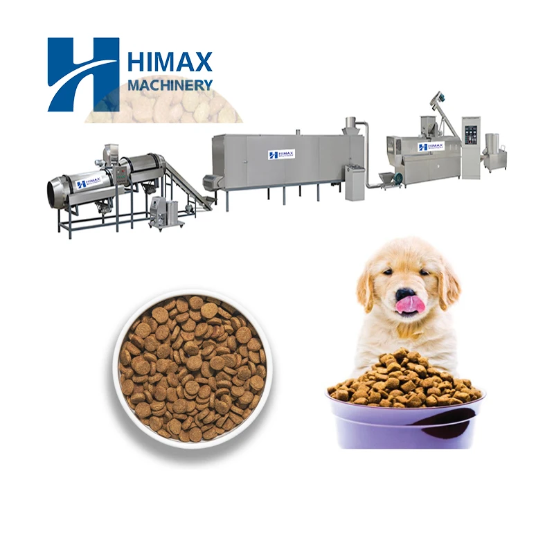 Fully Automatic Pet Food Extruder Pet Food Extruder with Preconditioning Dried Kibble Dog Food Extruder