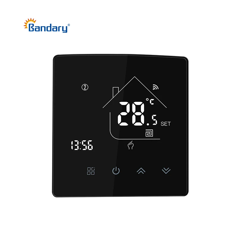 Bandary 220v tuya wifi wireless RF digital programmable smart room underfloor heating thermostat wifi smart