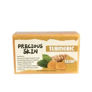 OEM ODM Turmeric Essential Oil Handmade Soap Cleansing Bath Soap Turmeric Soap