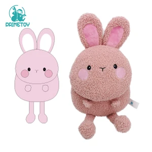 Factory Wholesale Stuffed Cartoon Rabbit Promotional Soft Doll Custom Plush Bag Toy