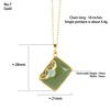 7#Gold/Green jade-657896150115