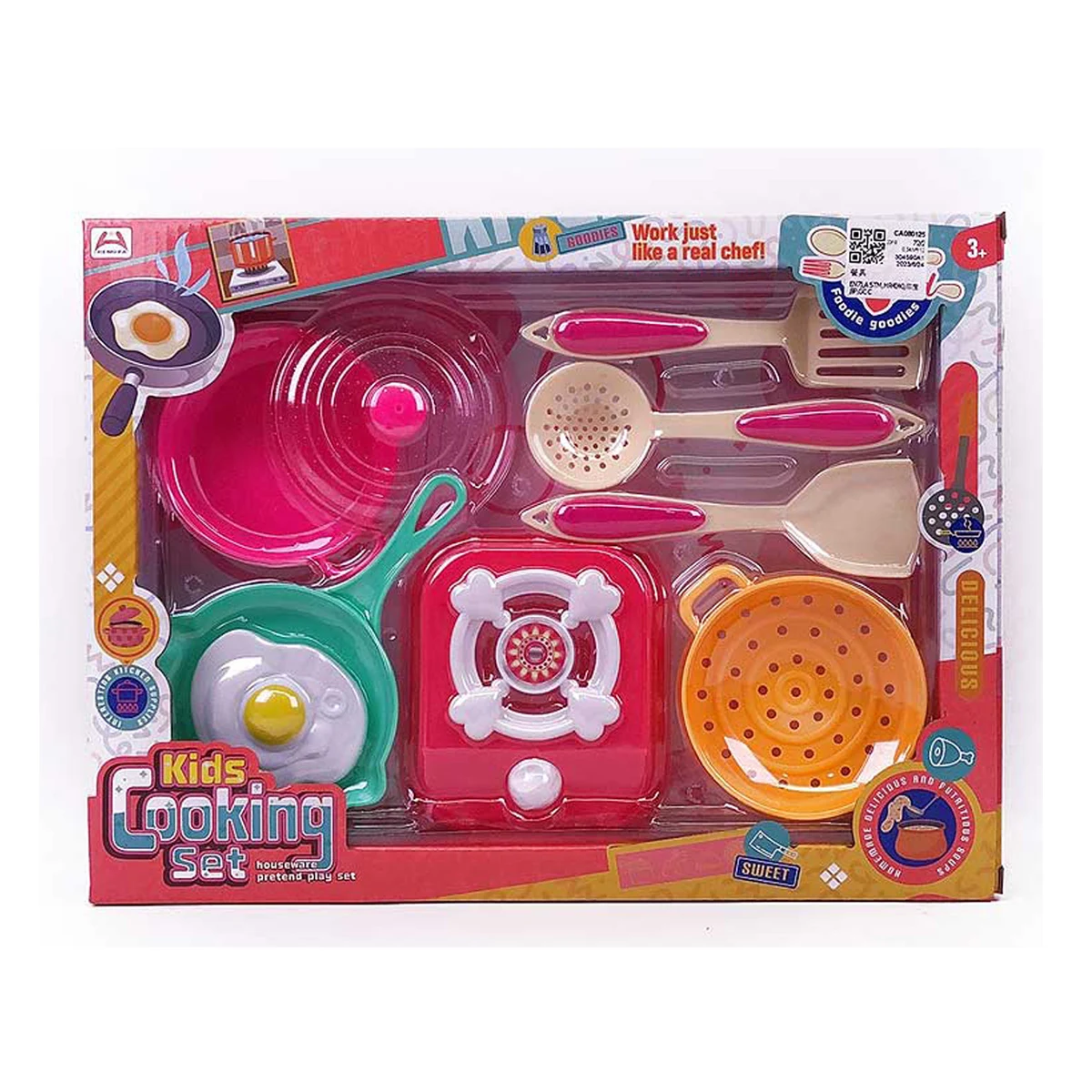 High Quality Simulation Kitchen Toys Kids Pretend Play Plastic Cooking