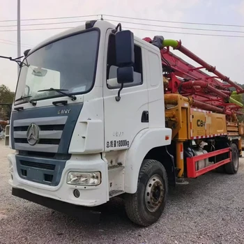 Used Mobile Concrete Pump 30m 37m 38m 42m Used Concrete Boom Pump Trucks for Sale Zoomliion Sanny
