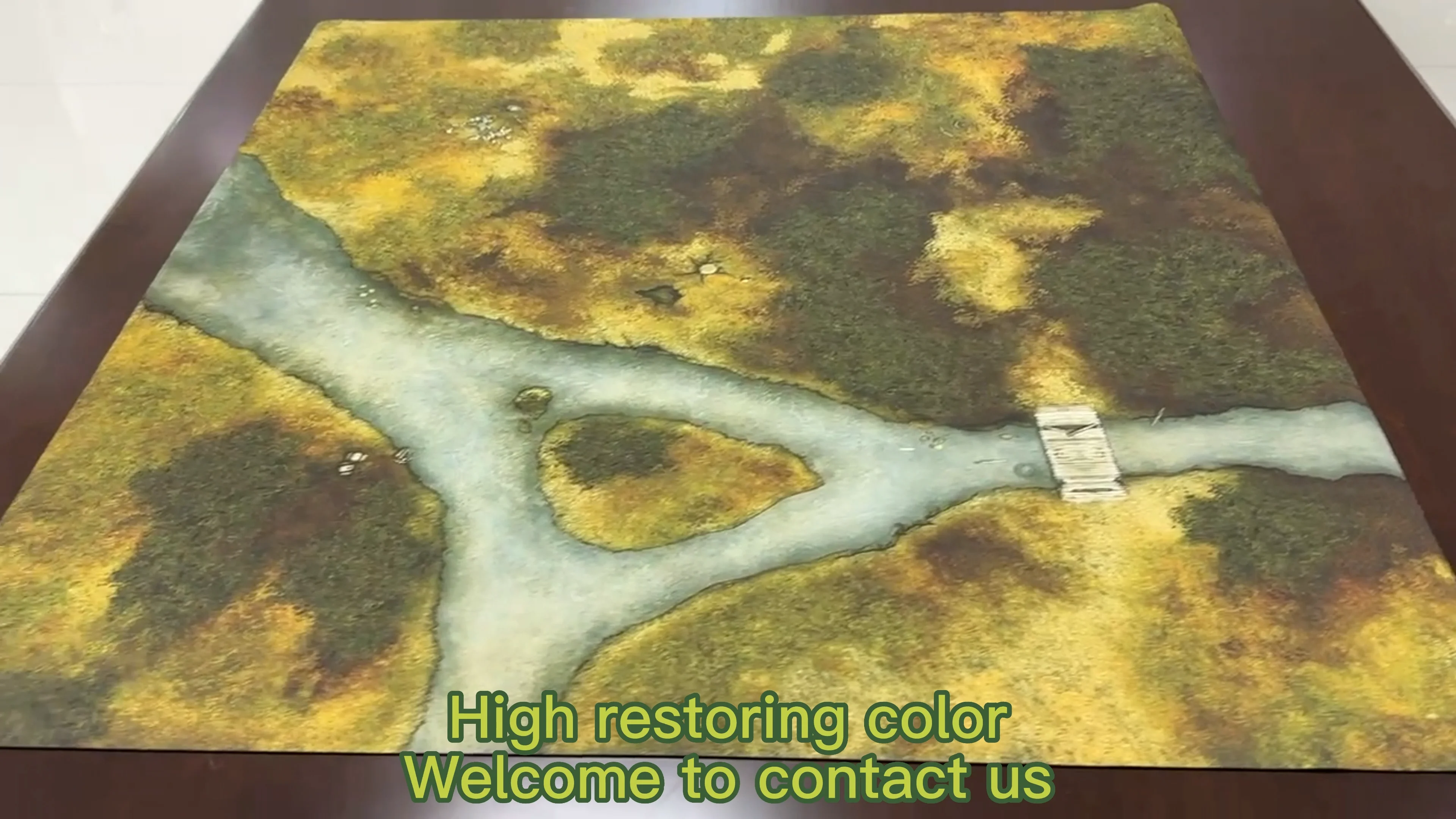 Custom Large Size Board Game Playmat For Adults Washable Wargame Battle