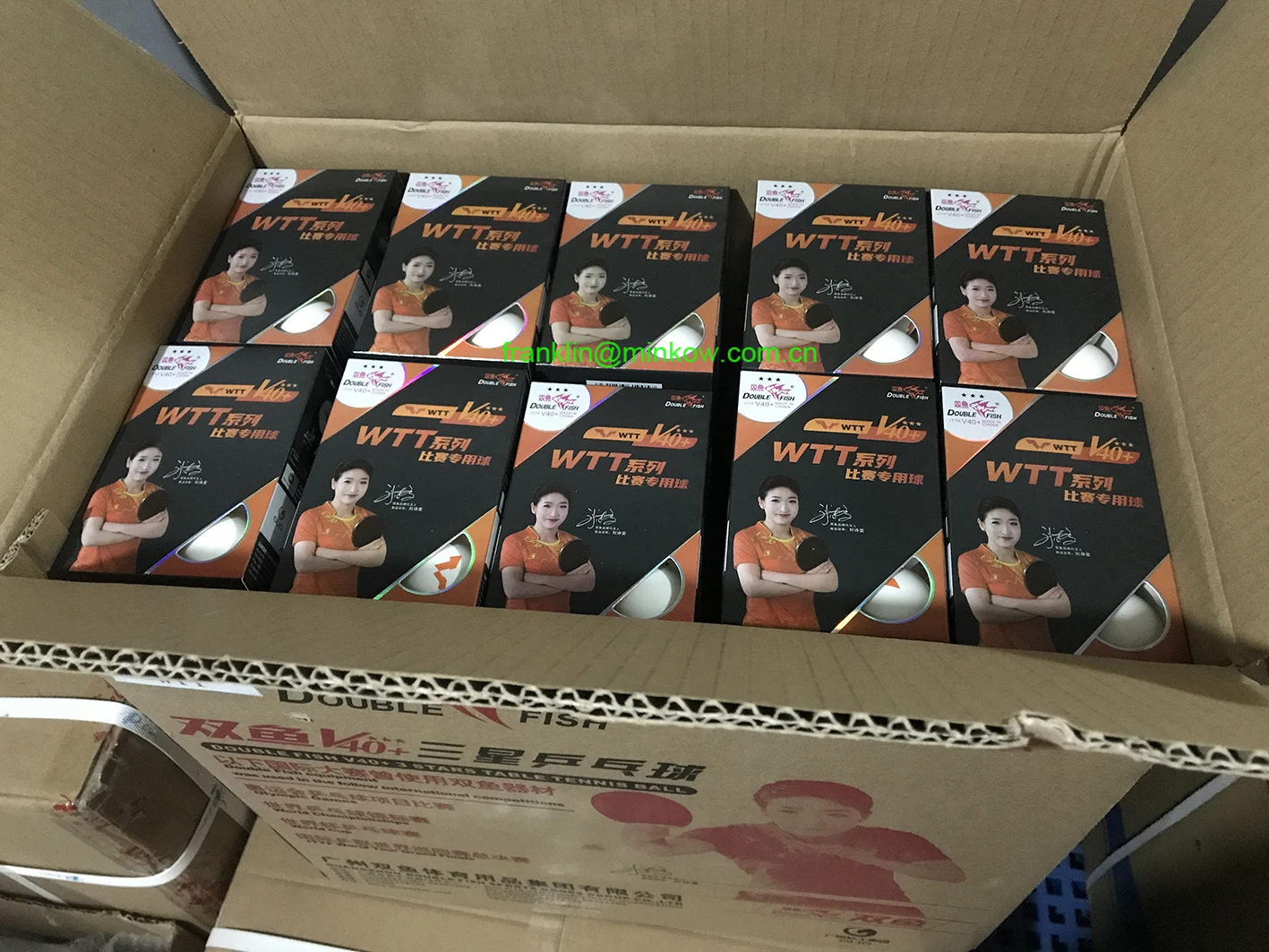 Double Fish Wtt V40+ Ittf Approved 3 Star Table Tennis Balls Buy