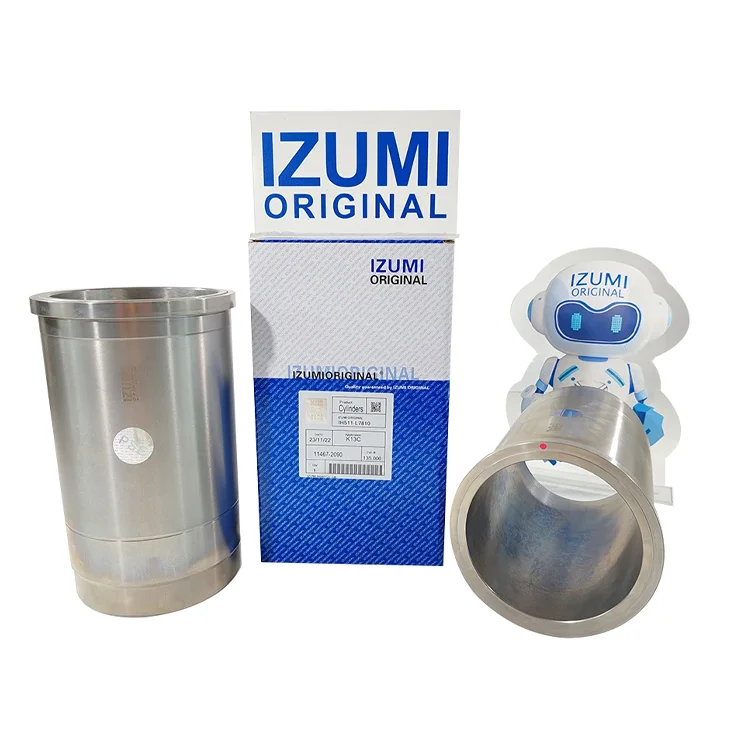 IZUMI ORIGINAL K13C K13CT Cylinder Liner 11467-2090 13216-2330 13011-3090A Cylinder Sleeve For HINO