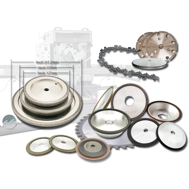1A1 1V1 1F1 4A2 6A2 11A2 12A2 11V9 12V9 Resin Bond Diamond/CBN 45 Degree Grinding Wheel Chain Saw Sharpening CBN Wheels
