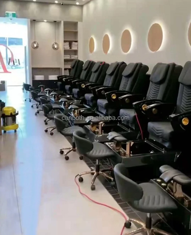 Foot Spa Massage Chair Pedicure Set / Luxury Nail Spa Pedicure Package