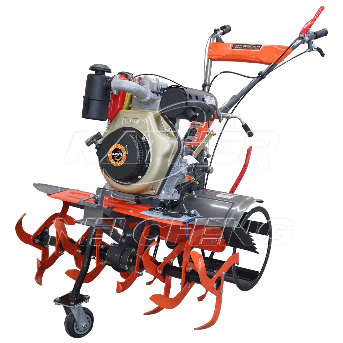 Agricultural Machinery Equipment Multi-Functional Motocultor Rotary Tiller Diesel Rotovator Cultivator for Ditching Weeding