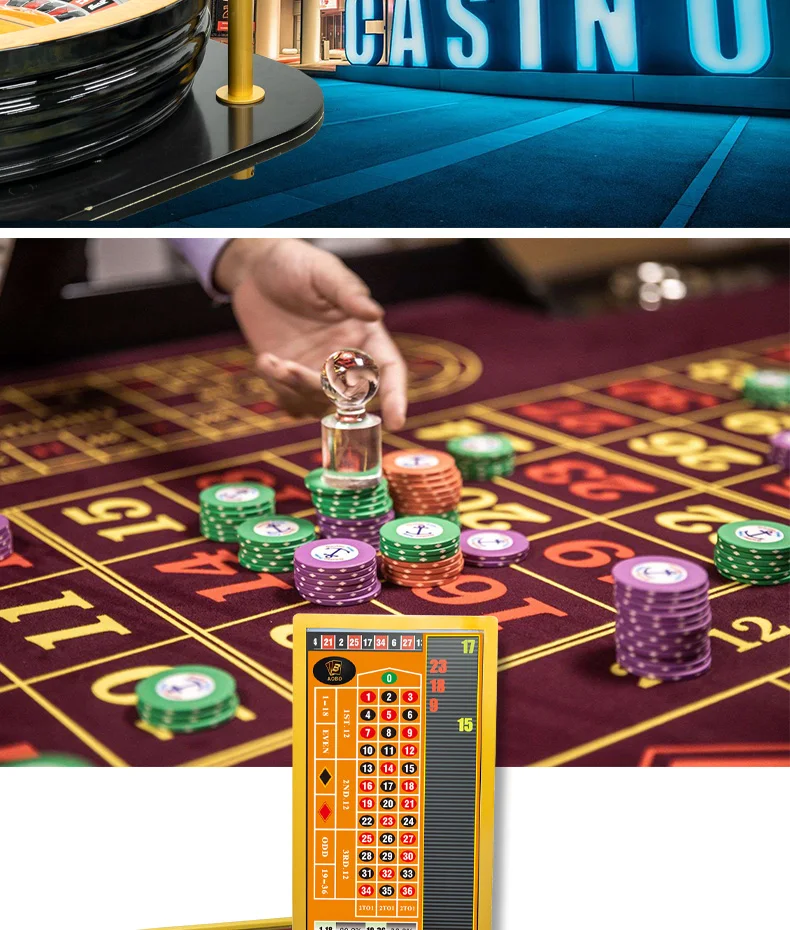 27 Inch Custom Double-Sided Host Casino - Roulette Screen