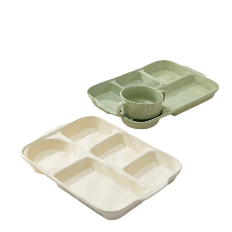 PRETYZOOM Assiettes À Dessert En Céramique Assiette En Forme De Poulet Avec Compartiment À Sauce Pour Collations Assiette À Fruits Multifonction Pour La Maison