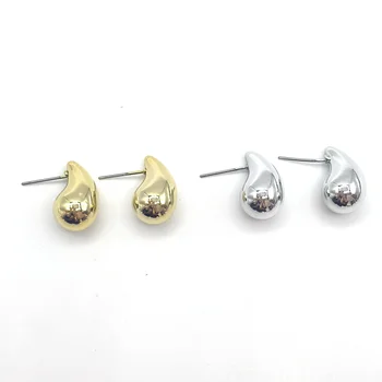 High Quality Wholesale Jewelry Drop 18K Silver Gold Earrings Women