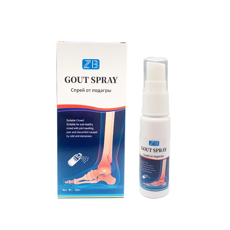 ZB Gout Spray Herbal Neck Waist Shoulder Leg Joint Bone Sore Care Fluid Rheumatism Joints Fingers Toes Swelling