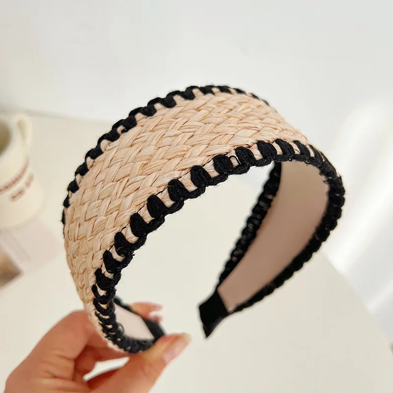 Straw Braid Headbands for Women - Boho Fashion Essentials display picture 1