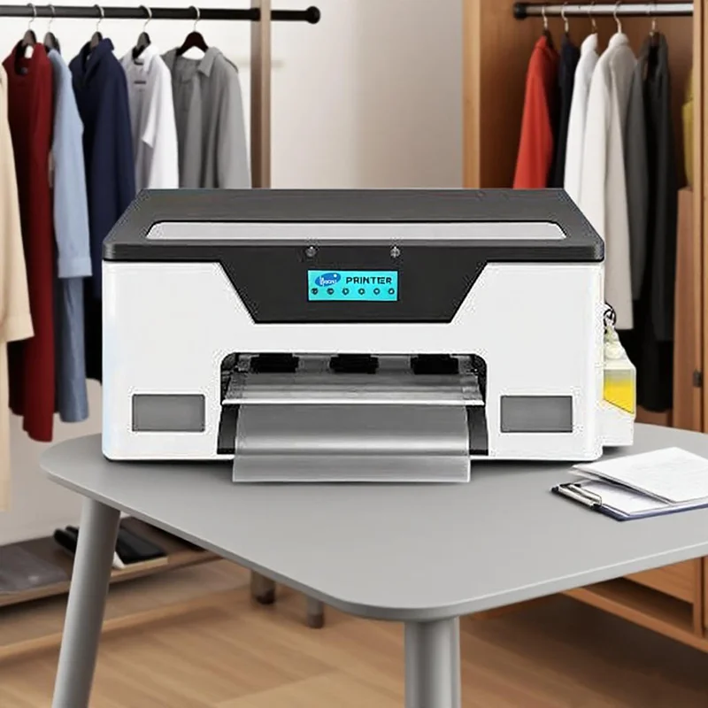 Yeni, yuqsi sifatli 13 dyuymli A3 DTF Printer XP600 avtomatik T-svertkalari, kolyolkalar, krossovkalar, jeanslar, choyshiklar printeri