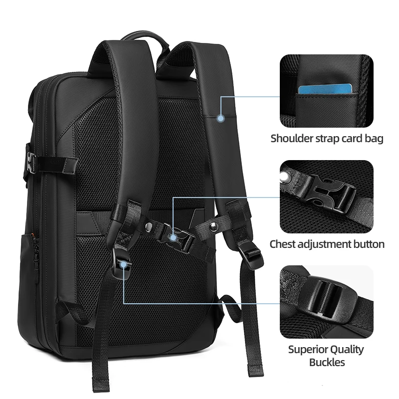 Luxury Tpu Business Anti Theft Zaino Uomo Smart Backpack Mochila