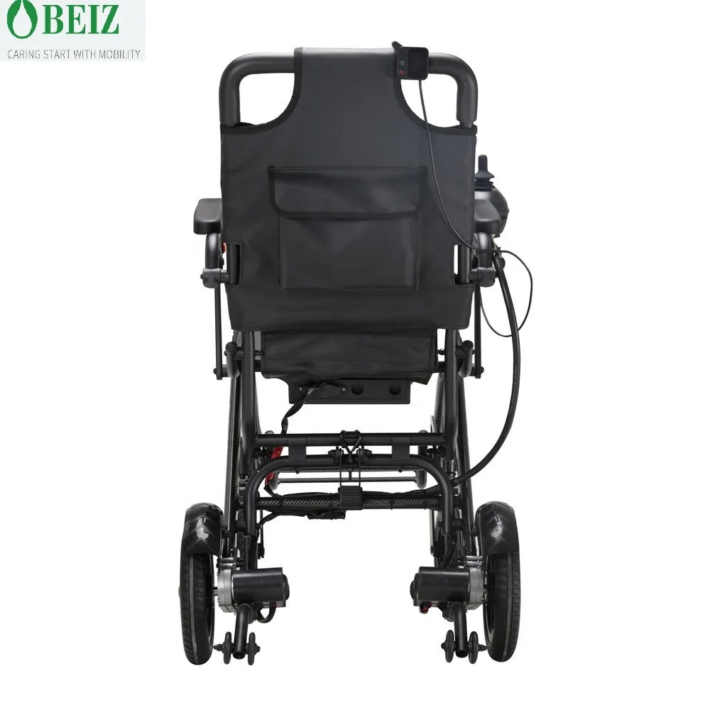 15.3kg feather Lightweight portable Aluminum Handicapped Foldable Power Electric Wheelchair easy to put in the trunk -BZ-XWEA03D supplier