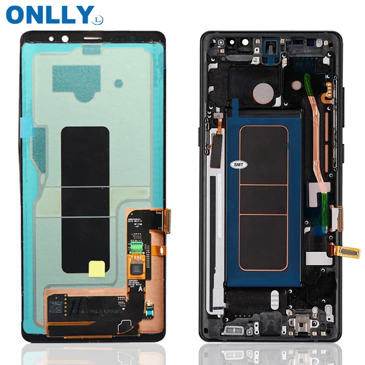 Super Amoled for Samsung galaxy Note 8 N5100 Lcd with Digitizer , for Note8 9 Lcd Screen+frame