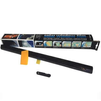 2Ply car window glass tint film DIY roll size 75cm*3m black 5% 20% 35% 50% vlt with high heat rejection Self Adhesive