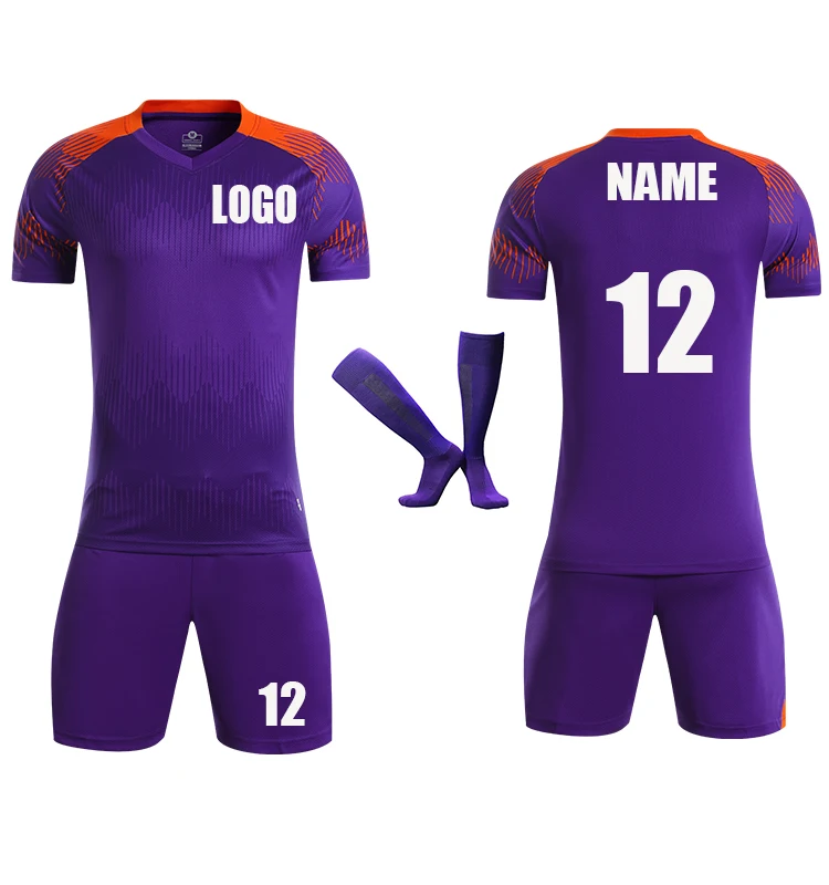 Bulk Purple Blank Football Jerseys 