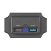 Versión Braille USBA+USBC QC3.0+PD3.0 18W+30W con interruptor táctil