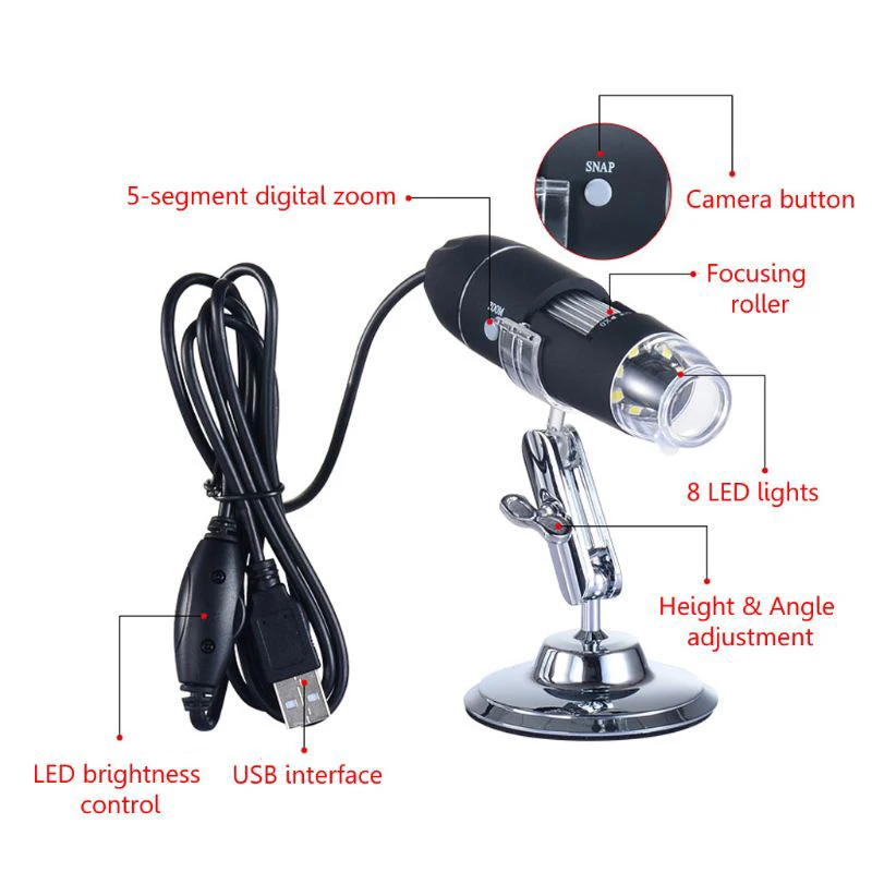 usb digital microscope 500x magnification