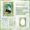 D Foresta verde (bianco)