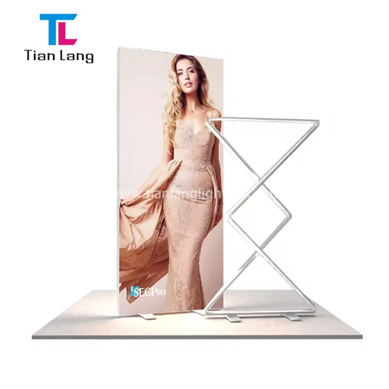 TianLang Aluminium Light Box Reklam 10s Assembly Led Lightbox Trade Show Booth Lighting Light Exhibition