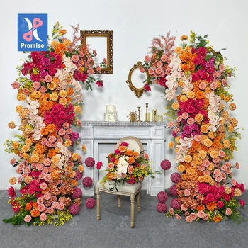 Promise New Style Colorful Wedding Flower Arch Artificial Flower Arch Wedding Decoration Backdrop